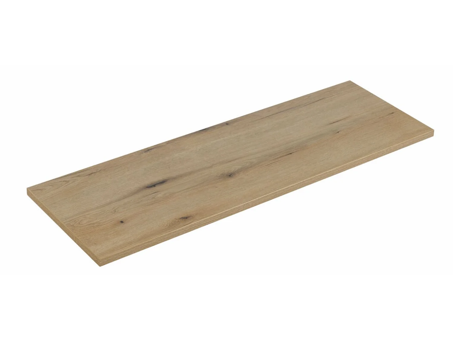 Mueble de baño suspendido NOVA en roble natural, 80 cm, con lavabo BEYOND – Madera elegante y diseño contemporáneo.