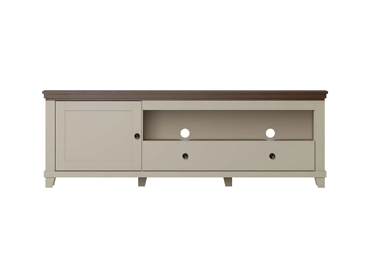 TV-bänk 1 dörr 1 låda 181 cm Martin Beige och Trä