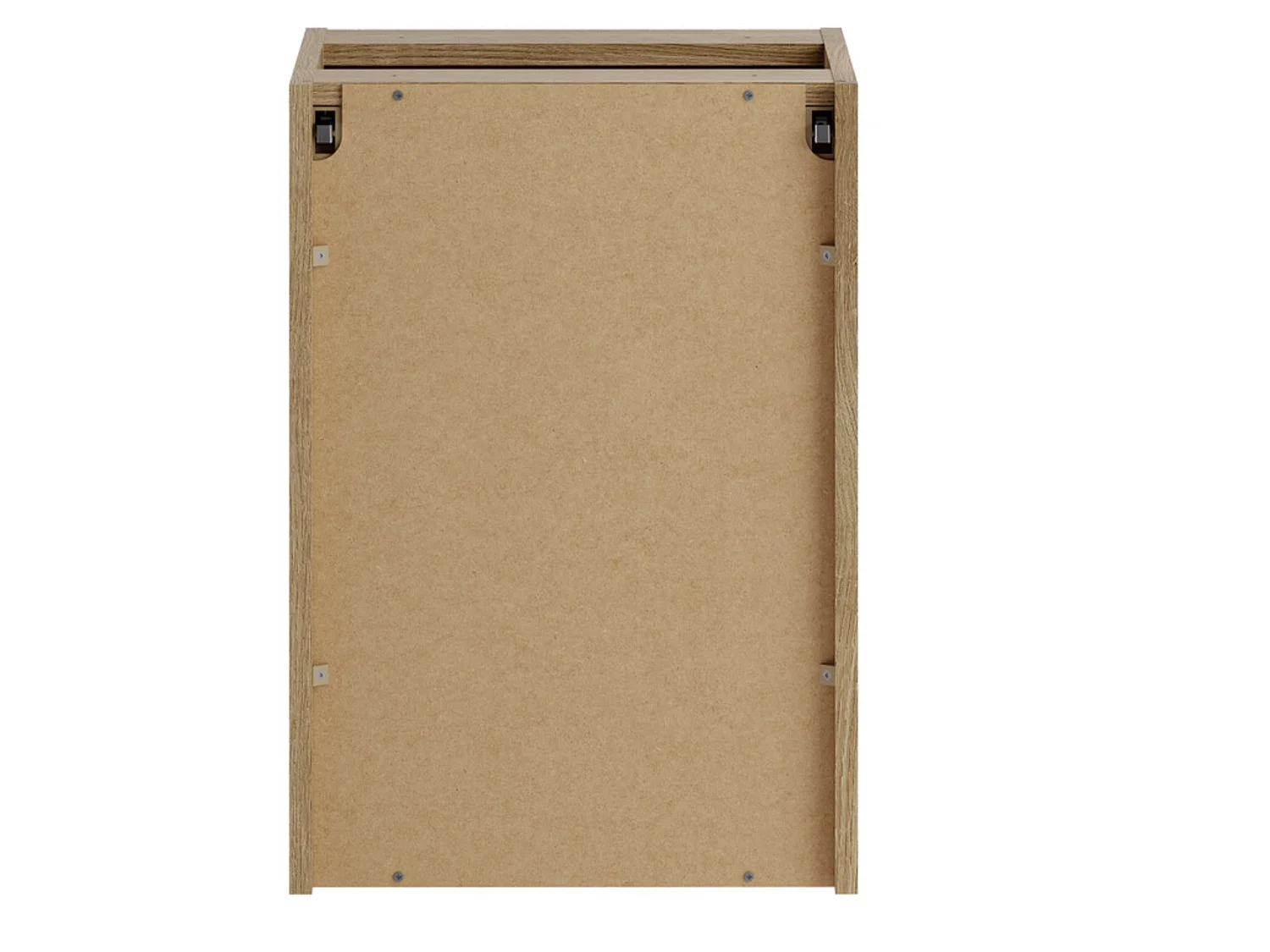 Mueble de pared NOVA de 100 cm con cesta para la ropa, unidad de 2 cajones y encimera.-Natural