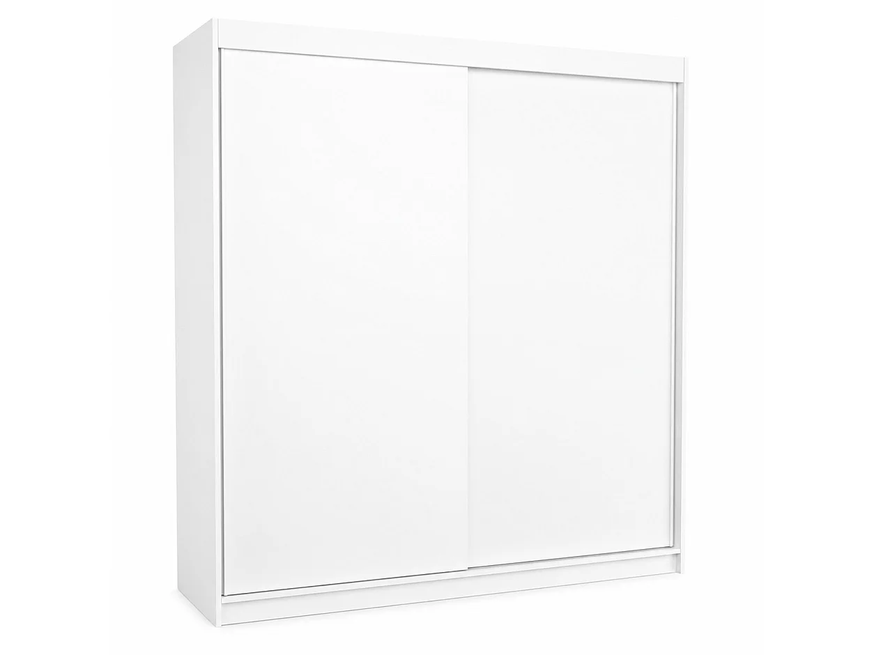 Armario para dormitorio de adulto TERIKA de 200 cm – Gran capacidad-Topo