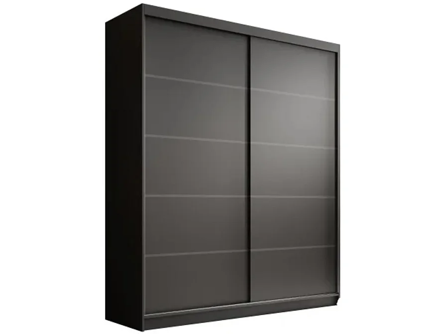 Armoire coulissante 2 portes ANLY 180cm – Dressing moderne-Beige
