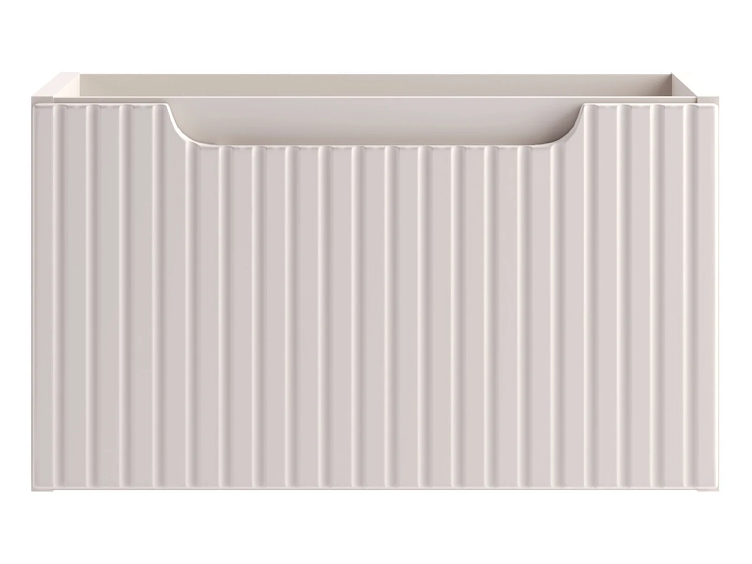 Ensemble meuble suspendu sous vasque NOVA Taupe 50cm avec colonne et étagère bois – Rangement optimisé