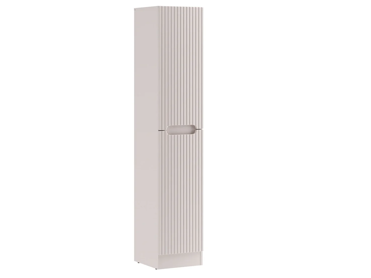 Ensemble meuble salle de bain suspendu SKY Taupe avec vasque et colonne-Largeur 80 cm