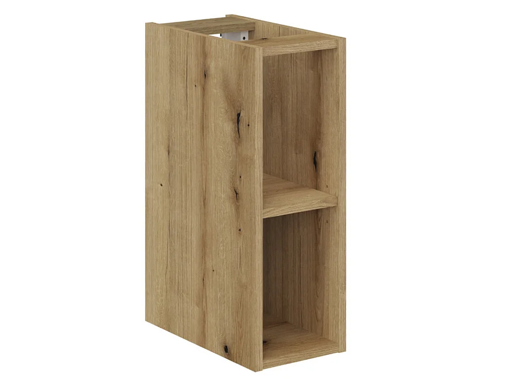 Conjunto de baño suspendido NOVA Denim de 170 cm: lavabo doble gris con columna y espacio de almacenamiento.