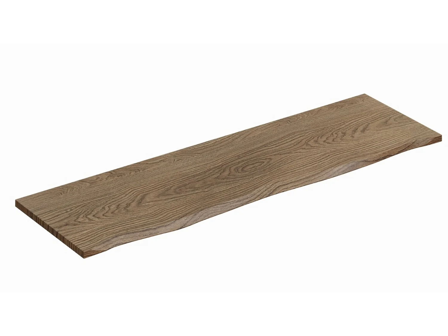 Conjunto de baño suspendido NOVA Denim de 150 cm – Almacenamiento, encimera de roble Casella