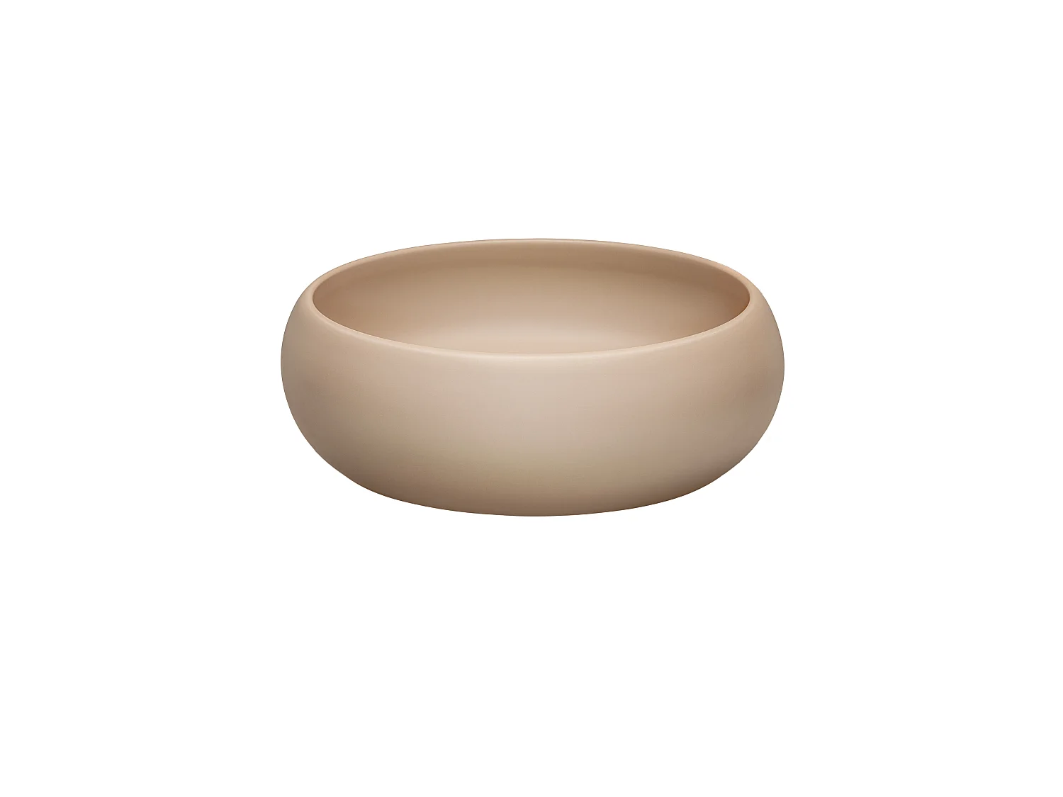 Ensemble meuble salle de bain suspendu NOVA 150cm – Double vasque ronde cappuccino avec colonne et rangements