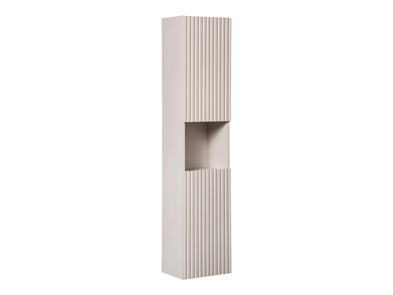 Ensemble meuble salle de bain suspendu NOVA 150cm – Double vasque ronde cappuccino avec colonne et rangements