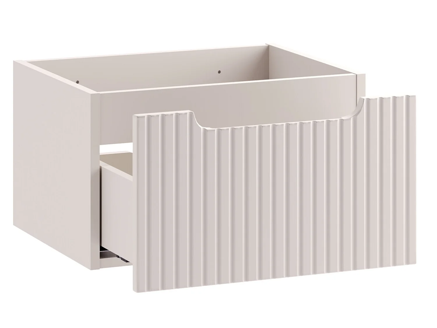Meuble salle de bain double vasque suspendu NOVA taupe 100cm avec plan Chêne Casella et vasques PATI