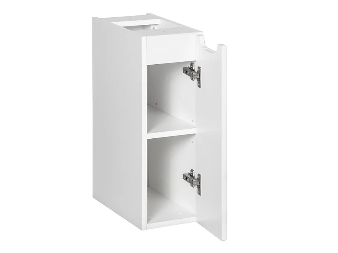 Ensemble meuble salle de bain suspendu NOVA taupe 140cm – Double vasque ronde cappuccino avec plan et rangements