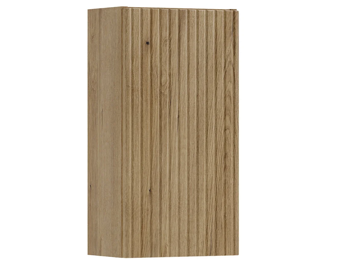 Meuble haut de salle de bain suspendu NOVA - Meuble mural design-Naturel-Largeur 30 cm