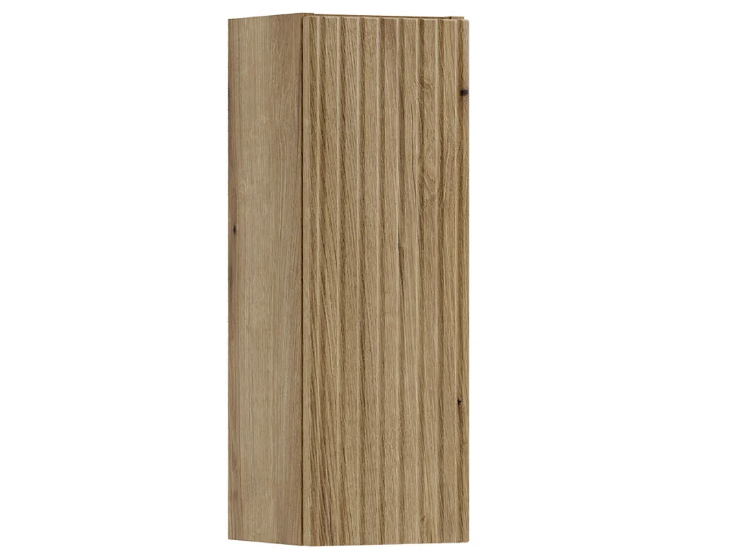 Meuble haut de salle de bain suspendu NOVA - Meuble mural design-Naturel-Largeur 20 cm