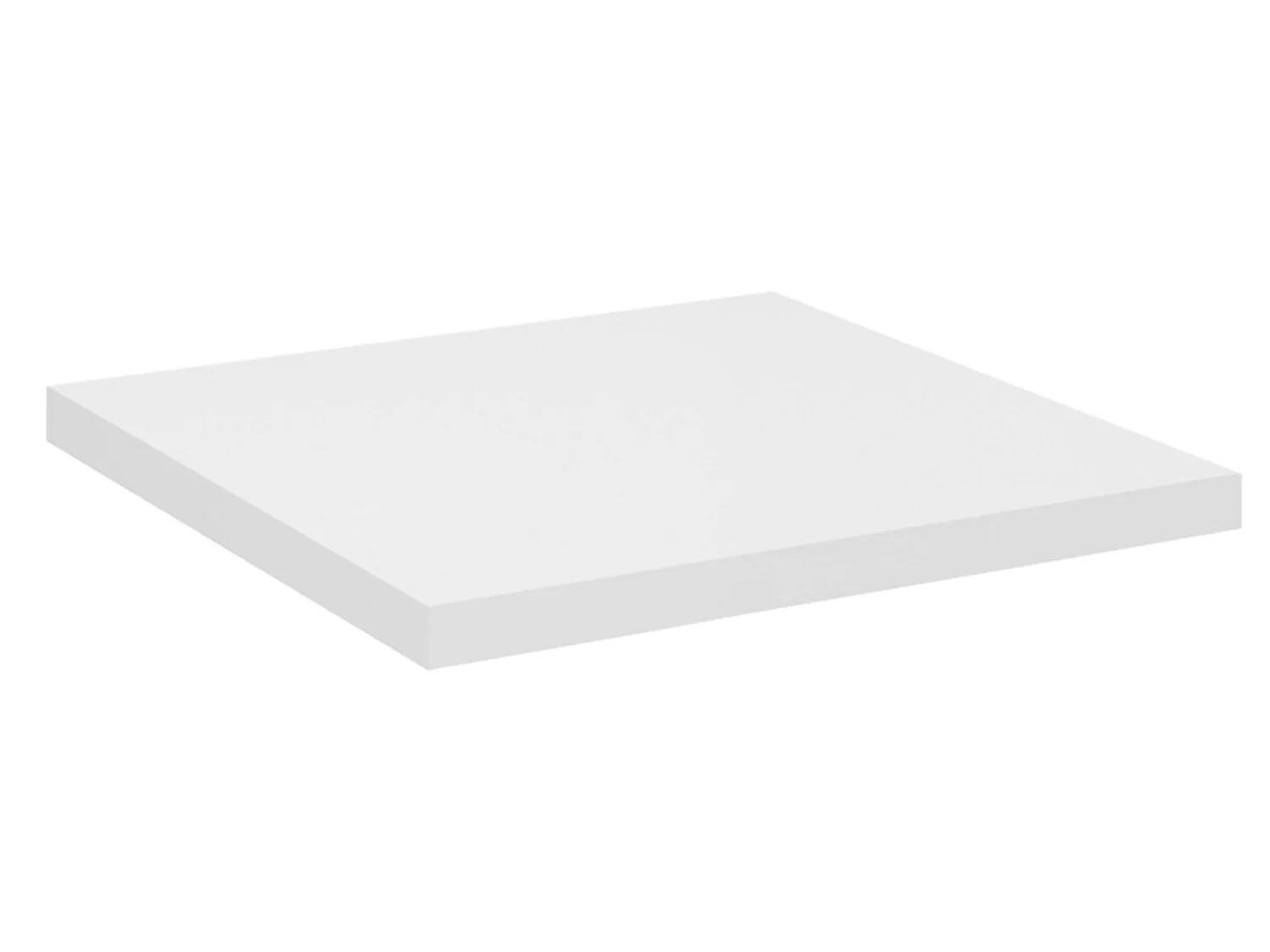 Meuble salle de bain suspendu 2 tiroirs NOVA 50cm avec vasque GAJA – Élégance minimaliste et gain de place-Blanc