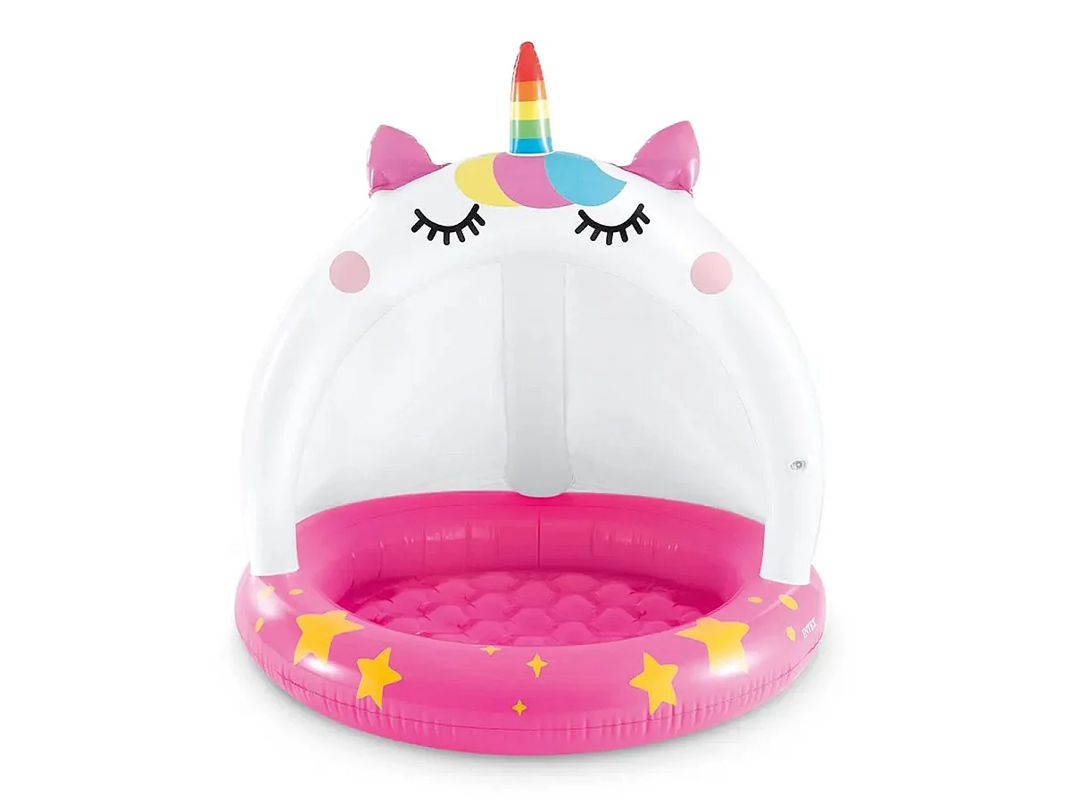 Pataugette Enfant "Caticorn" 102cm Rose & Blanc