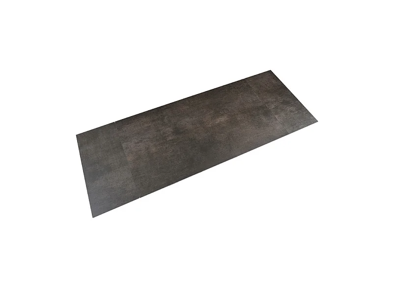 Table extensible 180 à 260 cm céramique Gris Vieilli pied croisé bois clair - MAINE 12