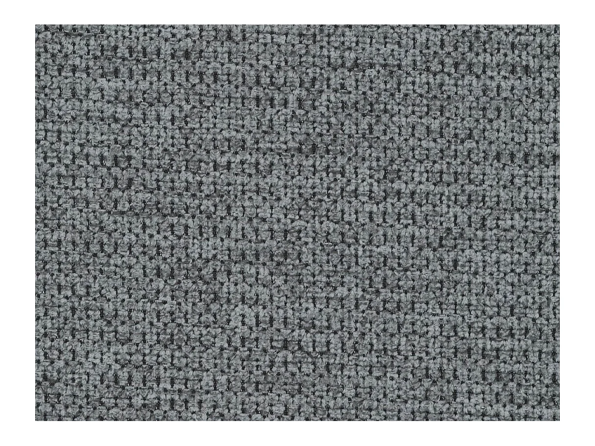 Canapé d'angle droit convertible 5 places avec coffre en tissu gris anthracite CASSIOPE