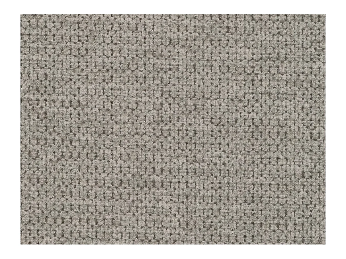 Canapé d'angle droit convertible 5 places avec coffre en tissu taupe CASSIOPE