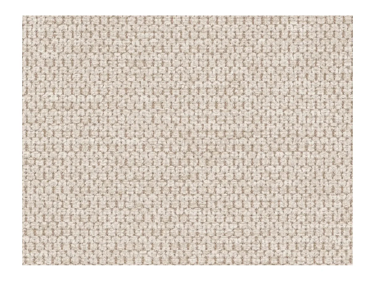 Canapé d'angle droit convertible 5 places avec coffre en tissu beige CASSIOPE