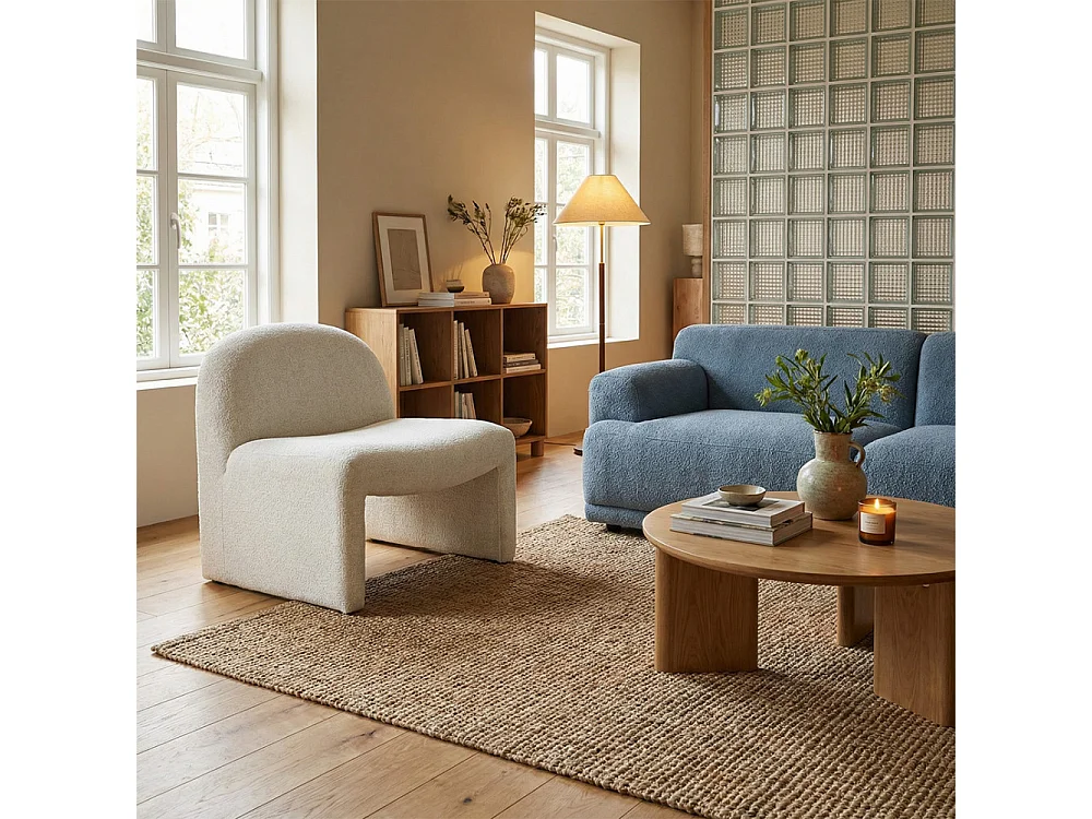 Malo - Fauteuil lounge en tissu