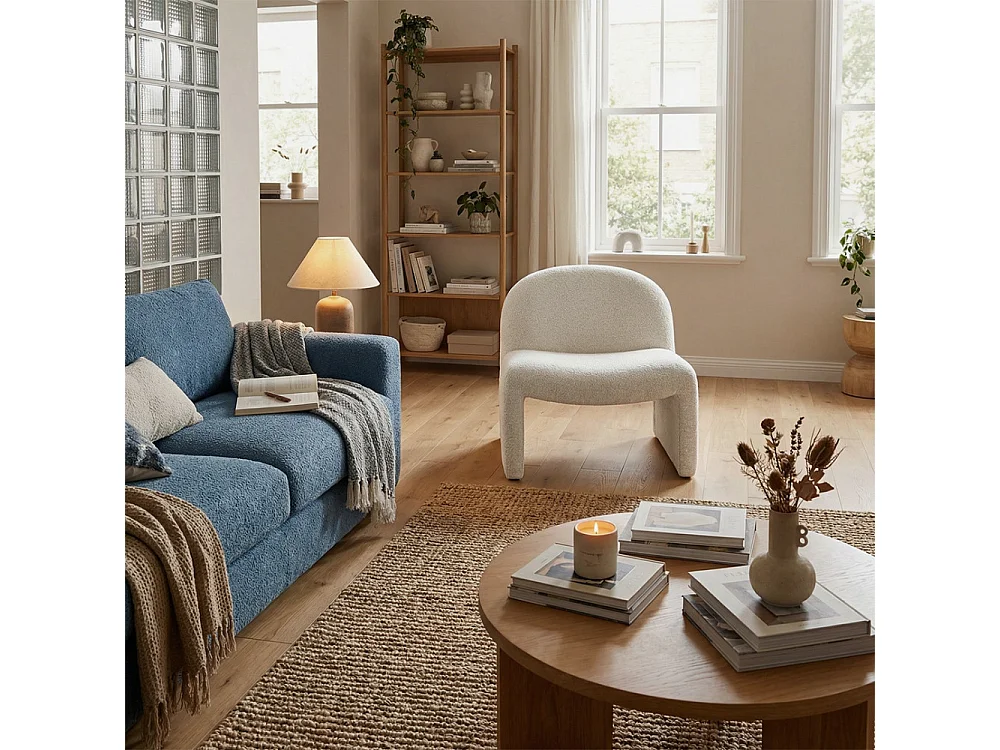 Malo - Fauteuil lounge en tissu