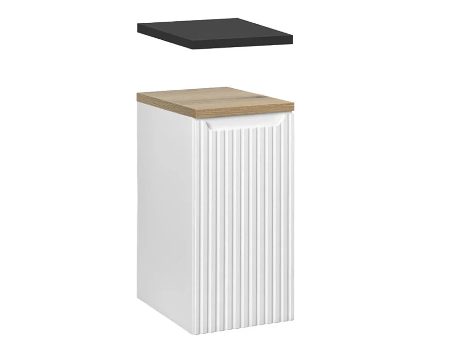 Szafka łazienkowa NOVA WHITE 81-30-1D 30cm biała