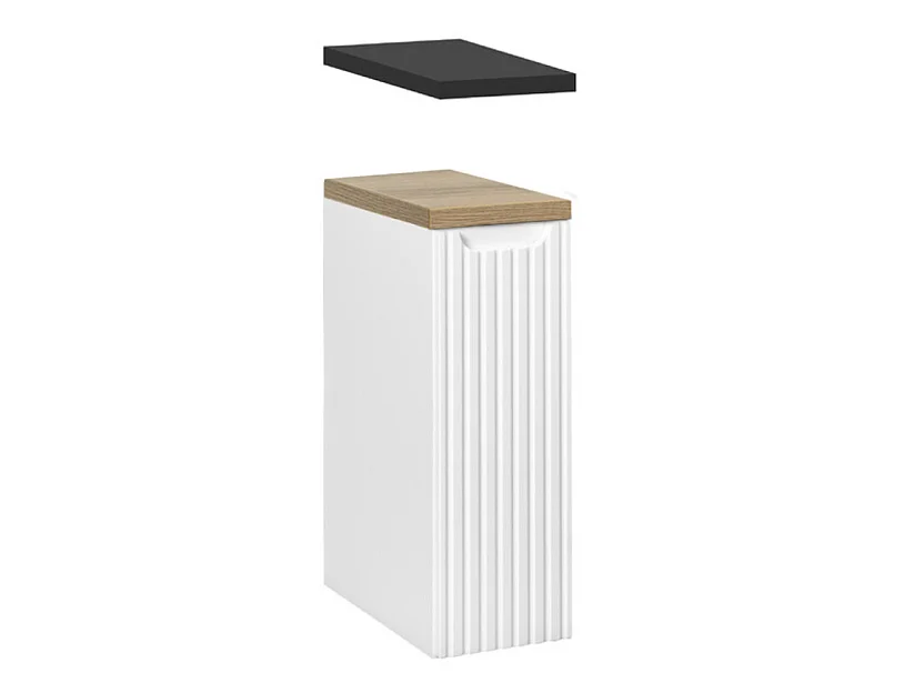 Szafka łazienkowa NOVA WHITE 81-20-1D 20cm biała
