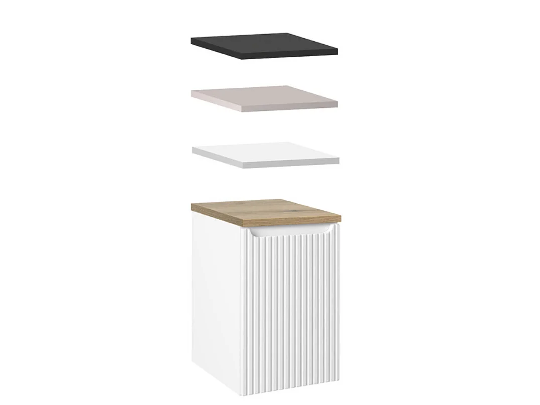 NOVA WHITE 40cm Hangende Wasmand-Plateau