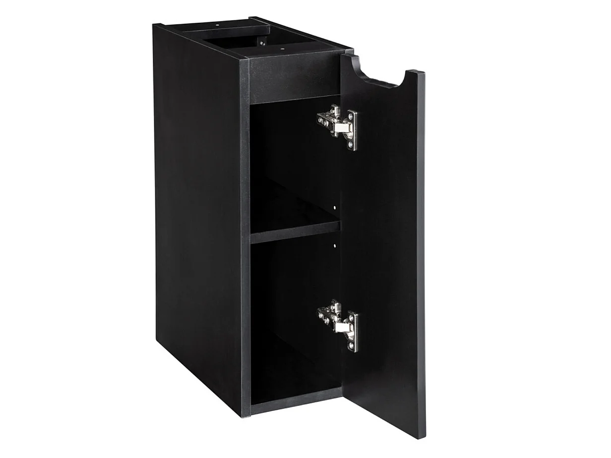 Szafka łazienkowa NOVA BLACK D2 81-20-1D 20cm czarna