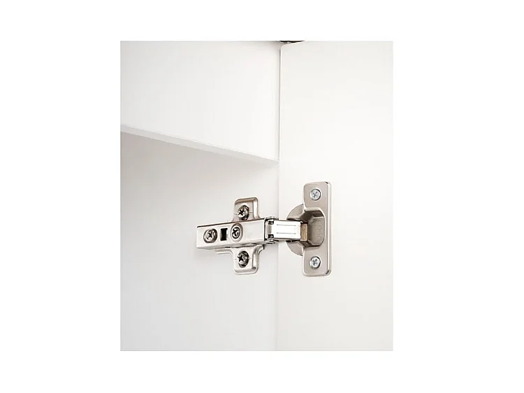 Meuble sous vasque suspendu 2 portes NOVA - Meuble salle de bain moderne-Blanc-Largeur 60 cm
