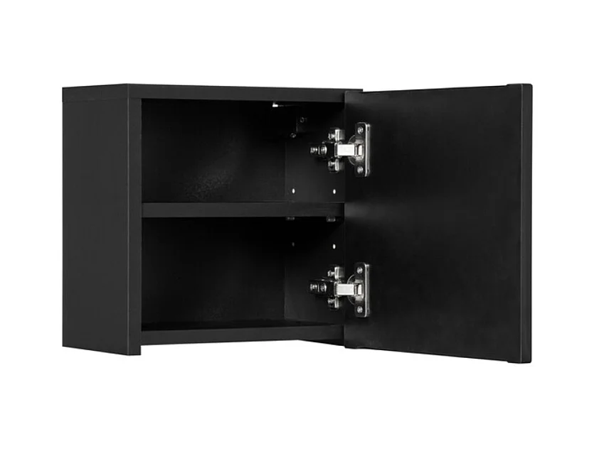 Riva Black 1-dörrars väggskåp