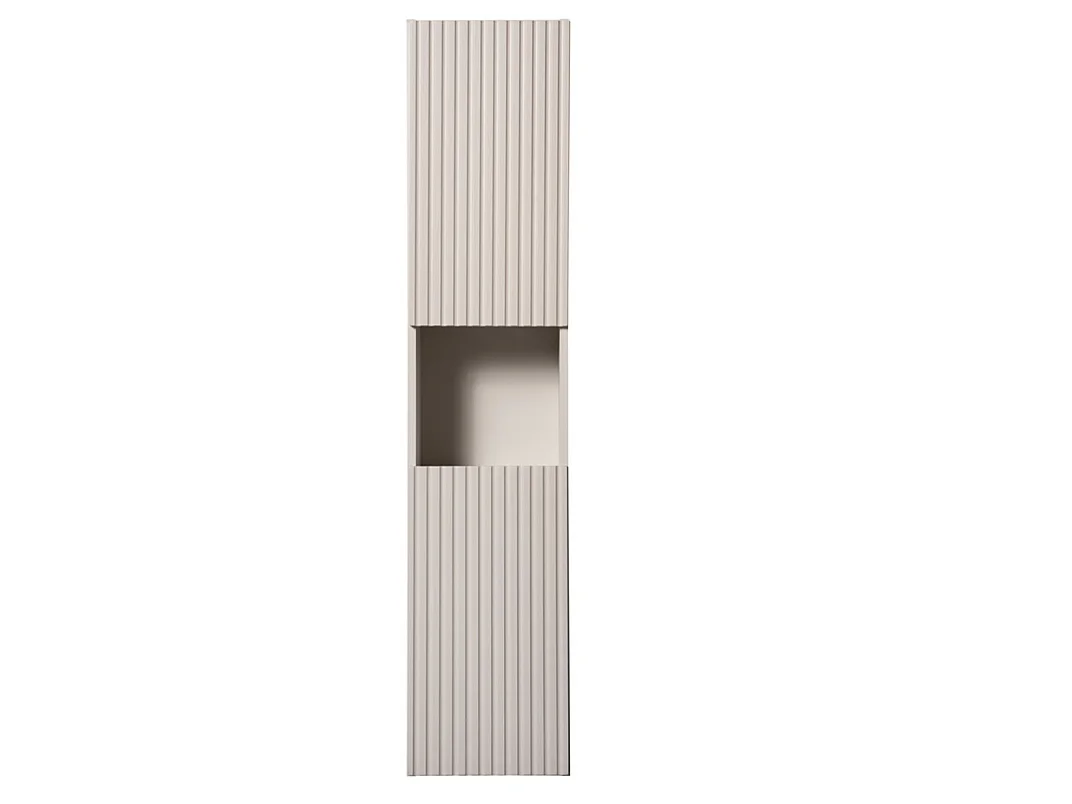 Columna de baño mural NOVA de 30 cm de altura – Armario de pared de diseño moderno-Topo