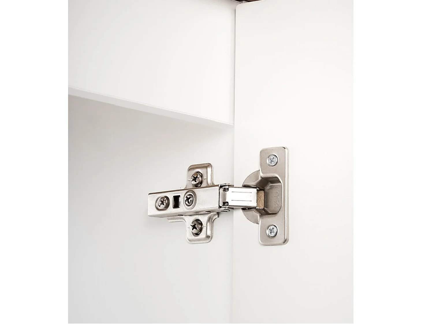 Meuble sous vasque suspendu 2 portes NOVA - Meuble salle de bain moderne-Blanc-Largeur 80 cm