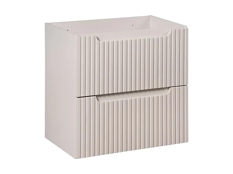 Mueble de baño suspendido NOVA con 2 cajones – Muebles de baño modernos-Topo-Anchura 60 cm