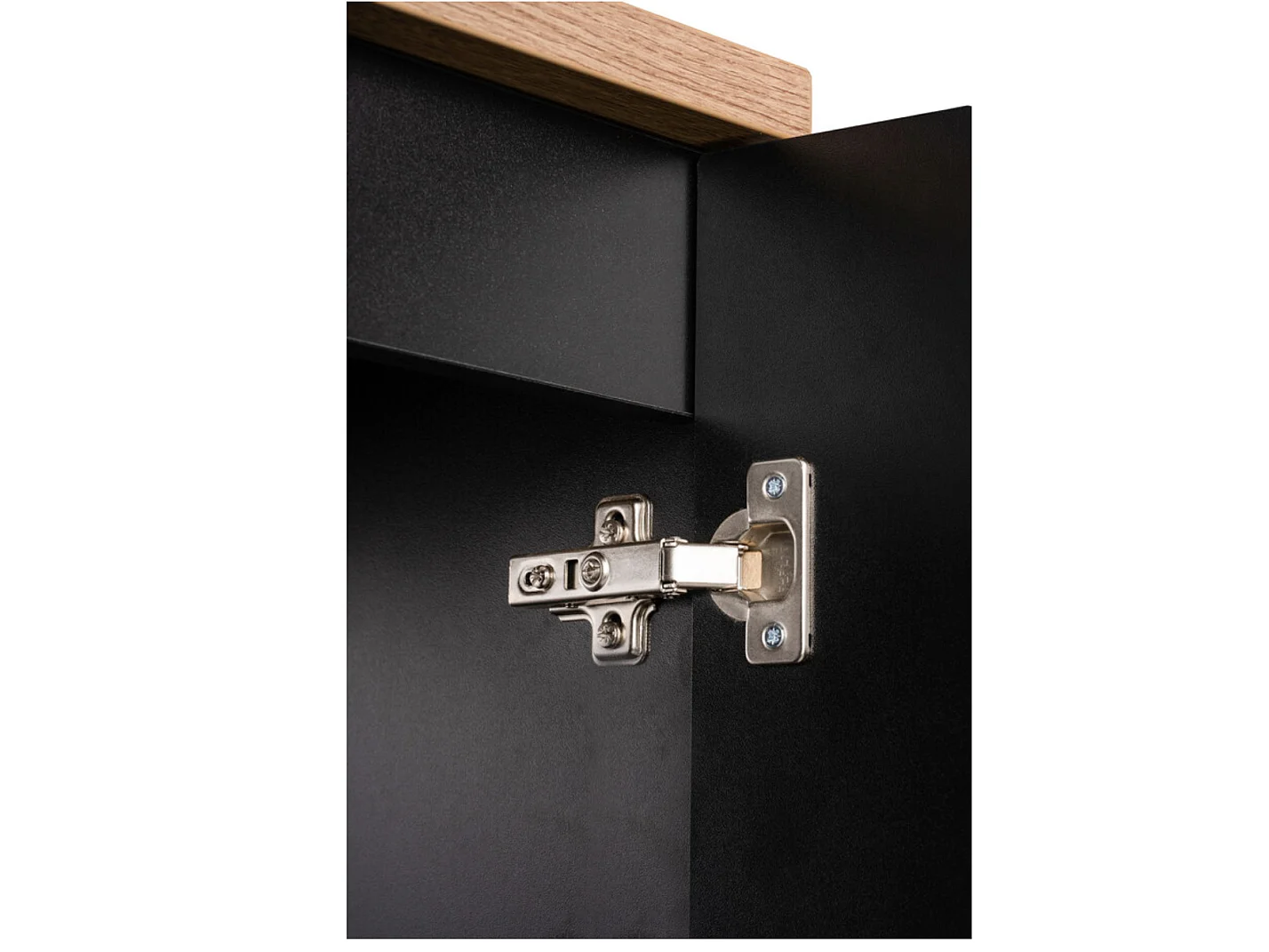 Szafka łazienkowa NOVA BLACK D2 81-30-1D 30cm czarna