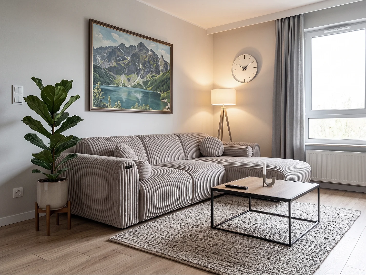 Narożnik Nova – Elektryczna Funkcja Relax + USB | Miękki Sztruks | Komfort Premium