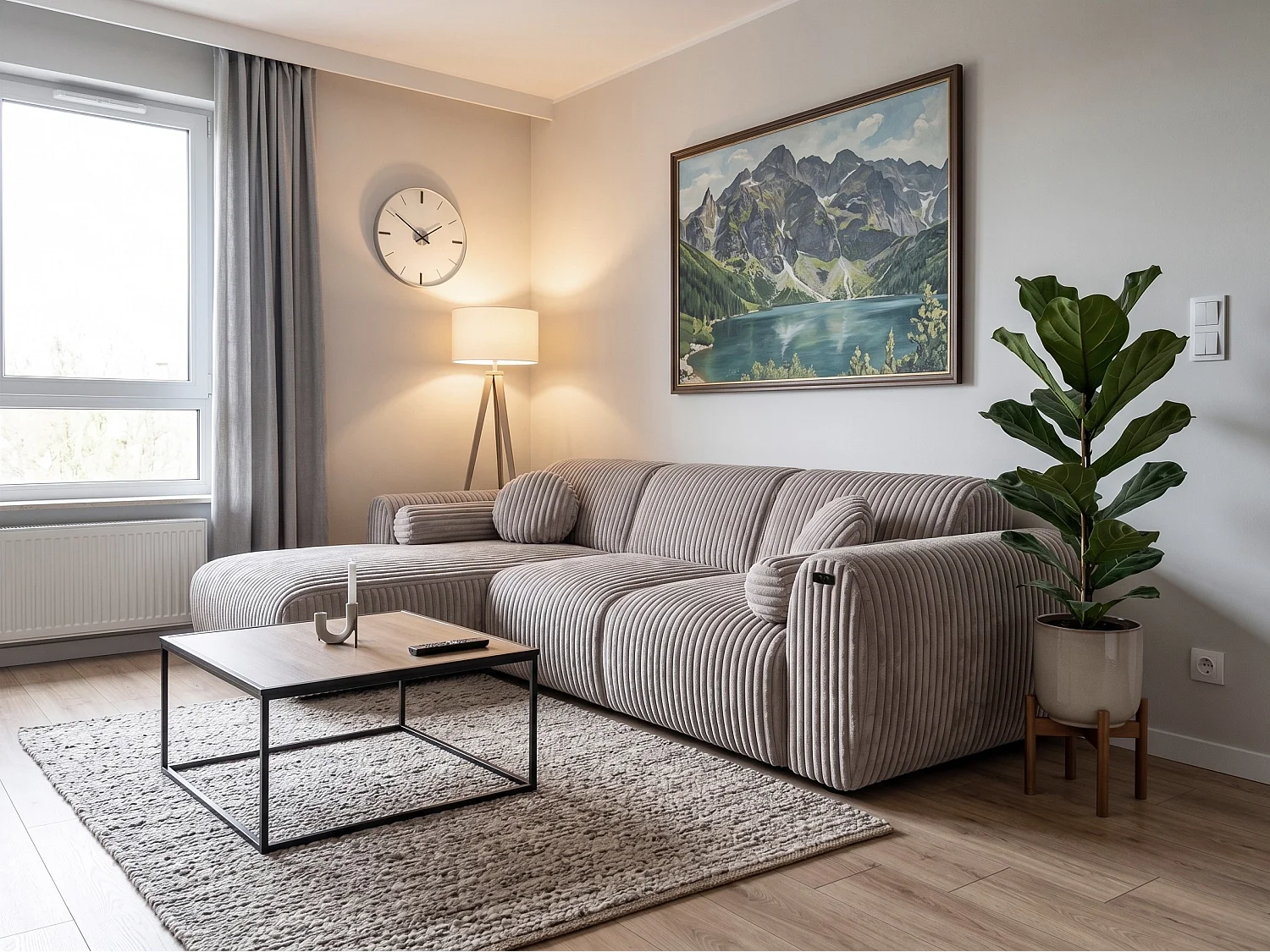 Narożnik Nova – Elektryczna Funkcja Relax + USB | Miękki Sztruks | Komfort Premium
