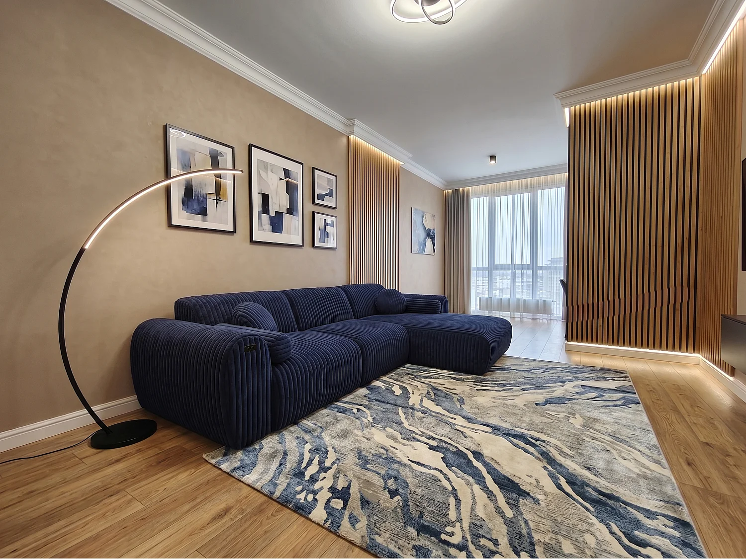 Nova – Canapé d’angle avec Relax Électrique et Port USB | Tissu Côtelé Premium