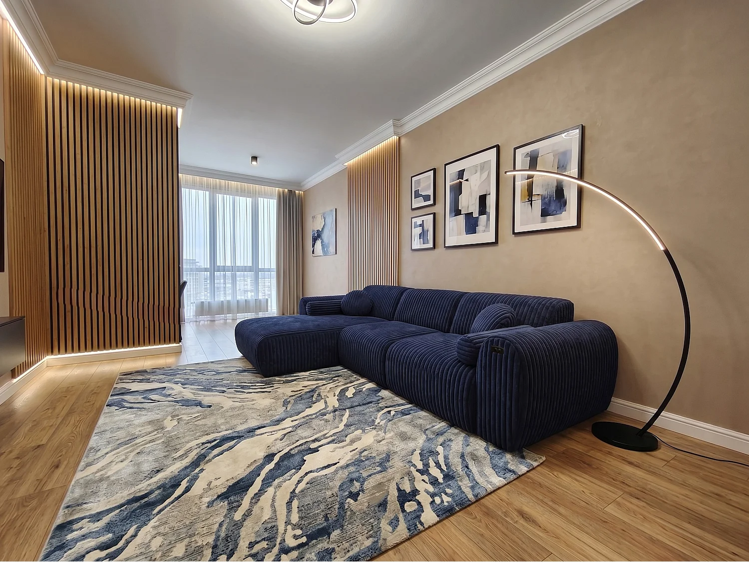 Nova – Canapé d’angle avec Relax Électrique et Port USB | Tissu Côtelé Premium