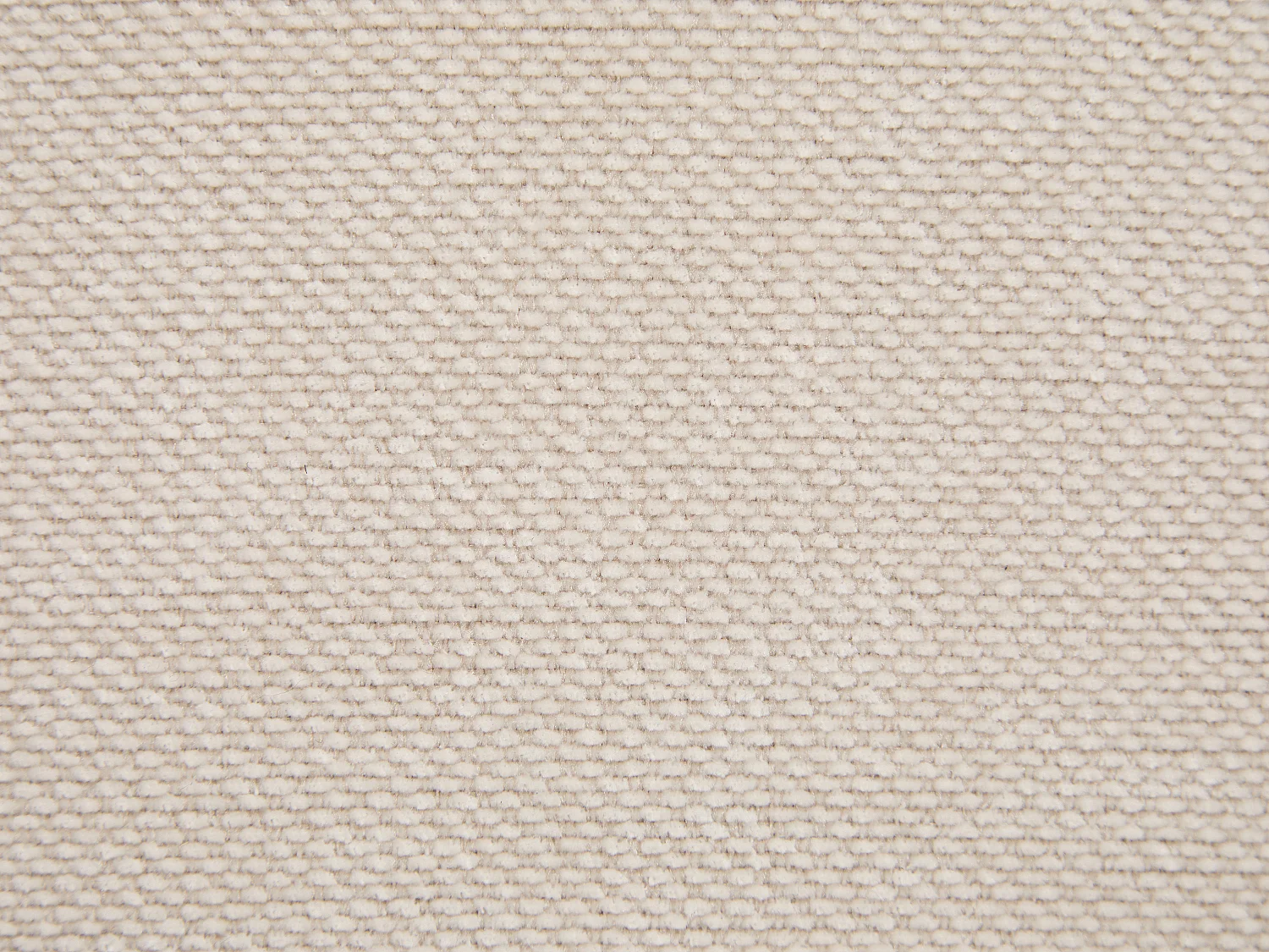 Lot de 2 chaises avec accoudoirs en tissu texturé et bois d'hévéa - Crème et naturel clair - LUDVIKA
