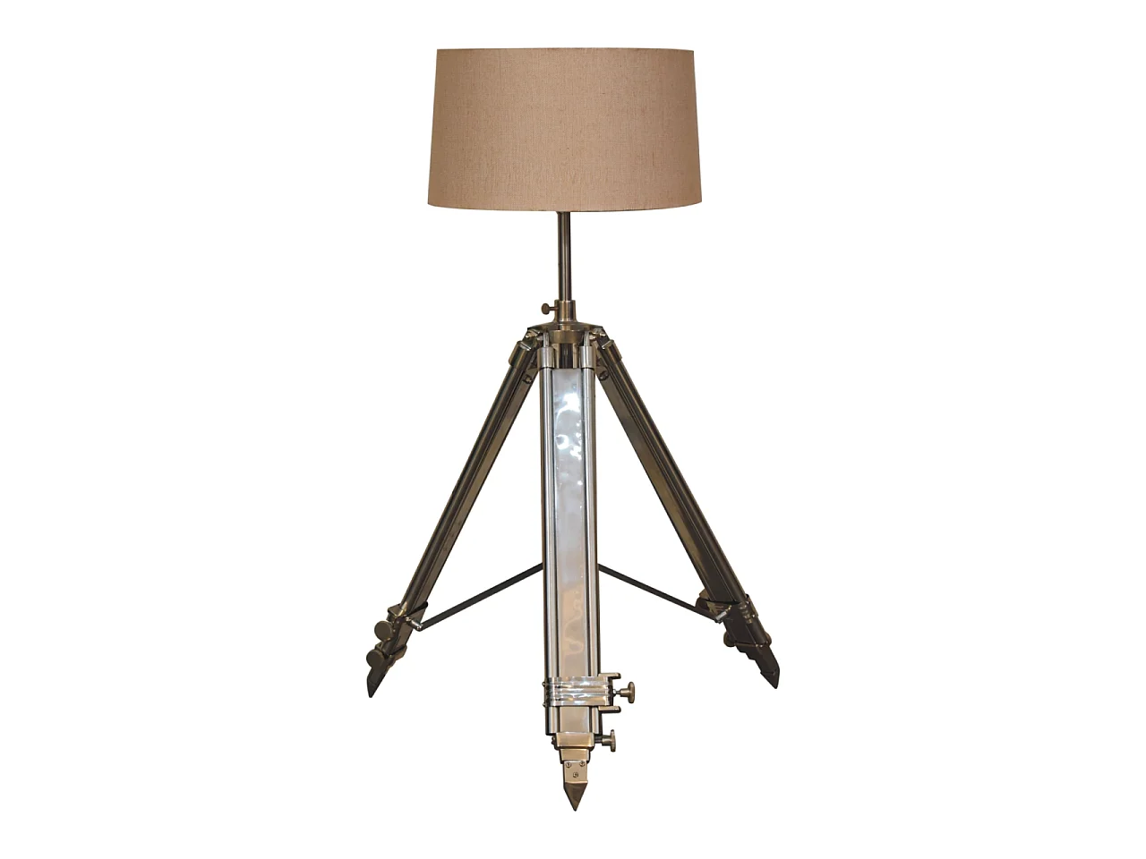 Artisan Furniture Chrome Tripod Lamp