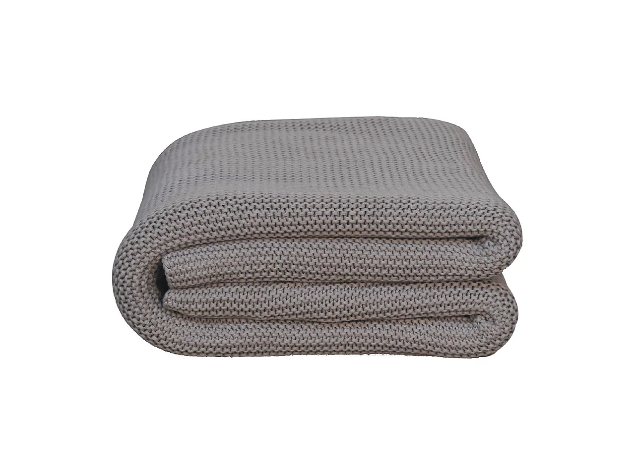 Artisan Furniture Double Grey Knitted Throw