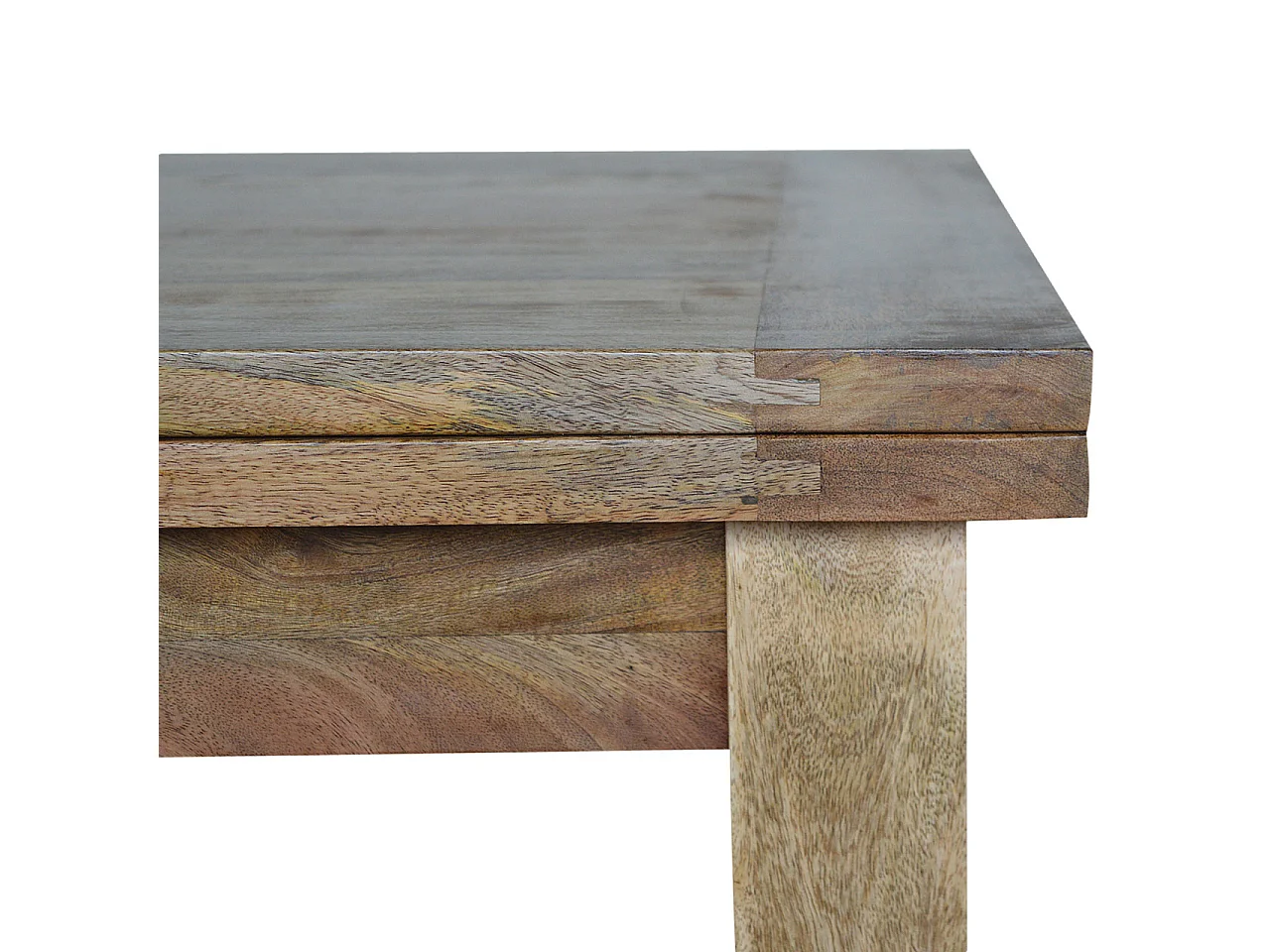 Artisan Furniture Solid Wood Extendable Butterfly Dining Table, Brown
