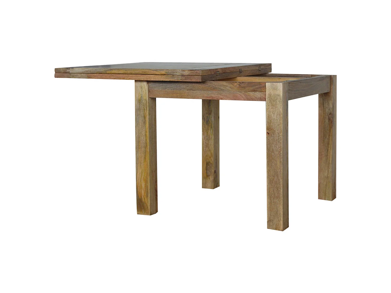 Artisan Furniture Solid Wood Extendable Butterfly Dining Table, Brown