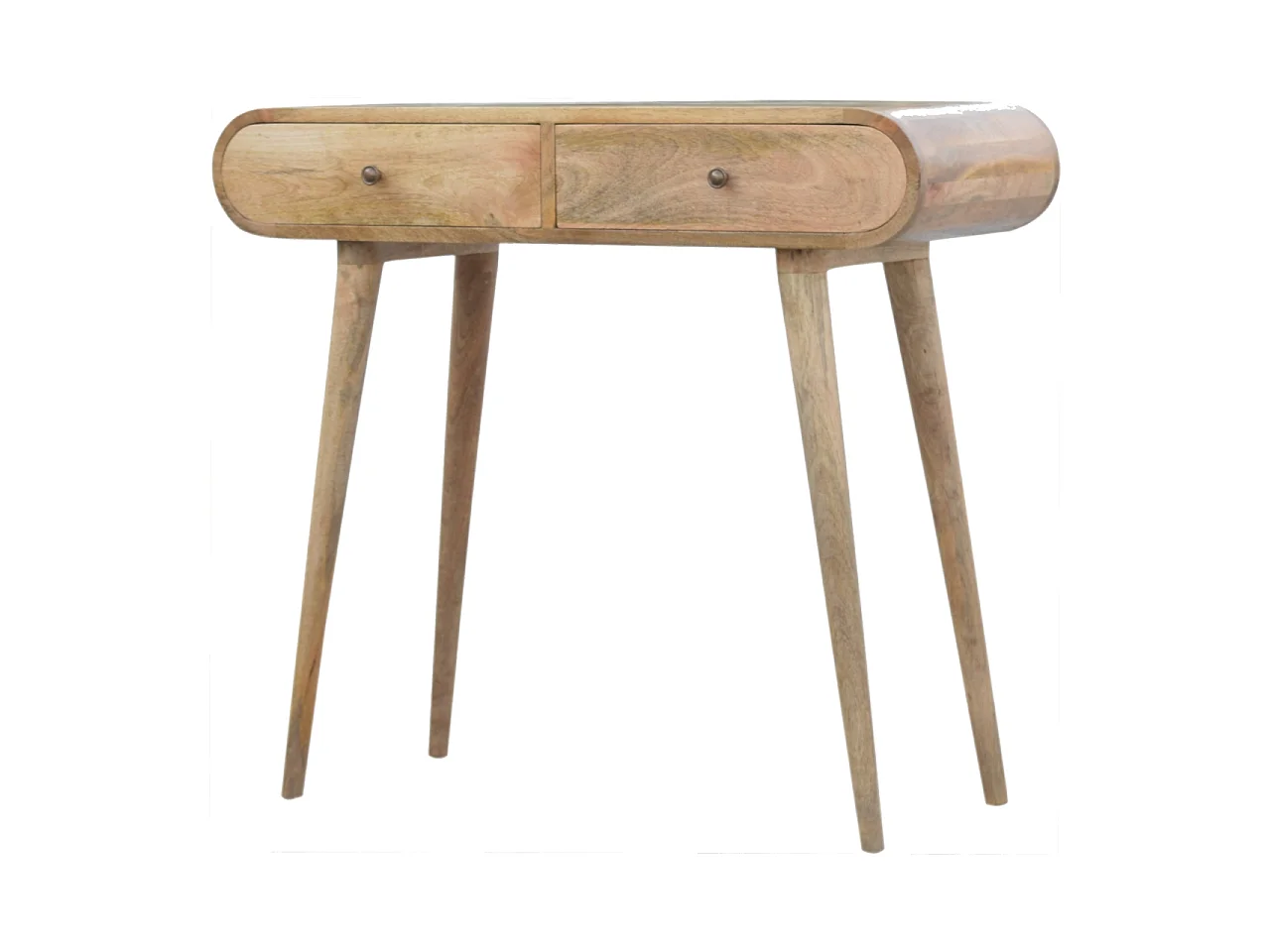 Artisan Furniture Solid Wood London Console Table, Beige, 2Drawers