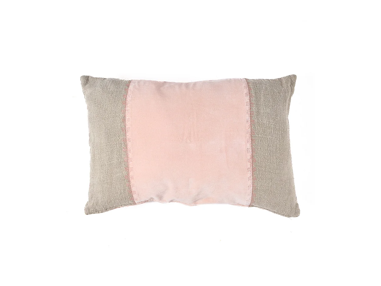 La Fodera per Cuscini Velvet Divorce - Rosa Naturale - 30x50