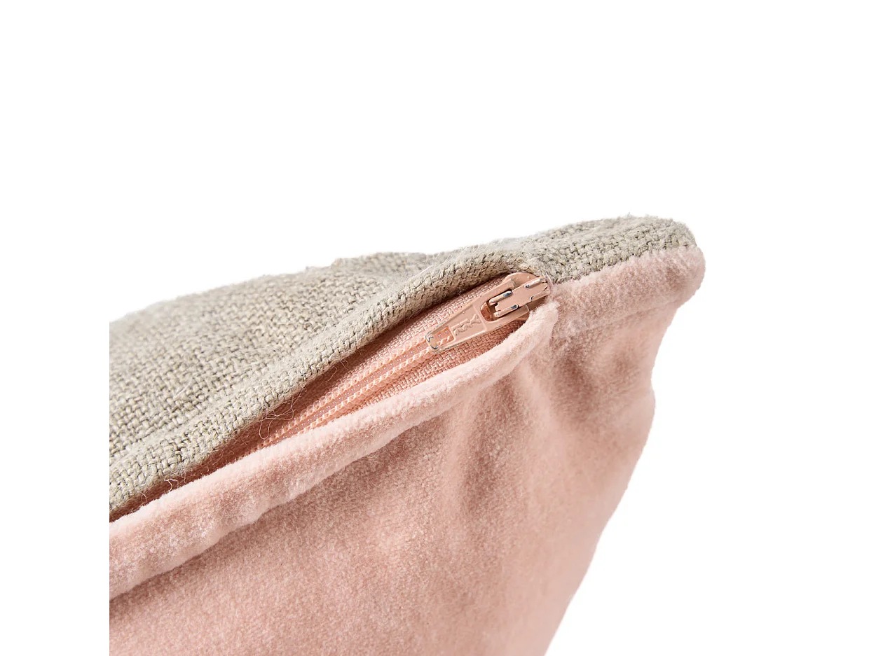 La Fodera per Cuscini Velvet Divorce - Rosa Naturale - 30x50