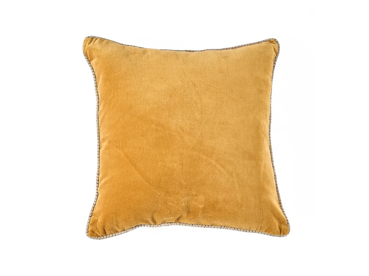 La Velvet Crush Funda de Cojín - Mostaza - 50x50
