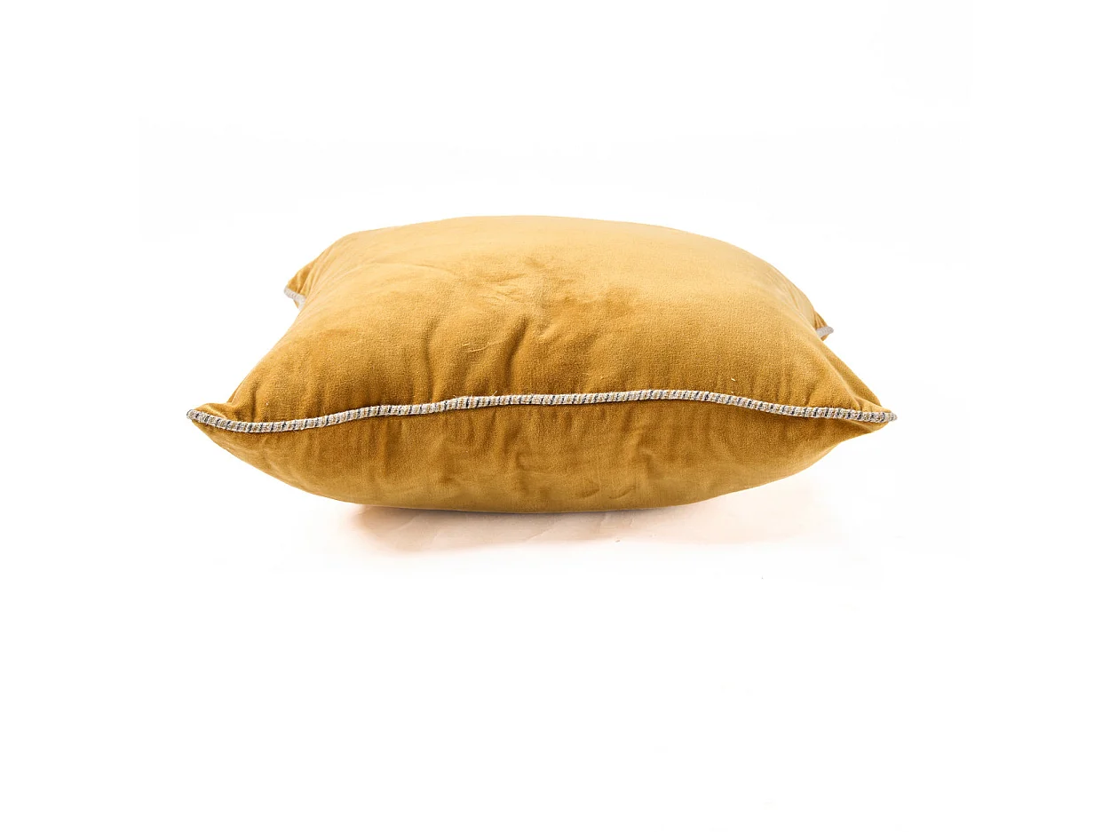 La Velvet Crush Funda de Cojín - Mostaza - 50x50