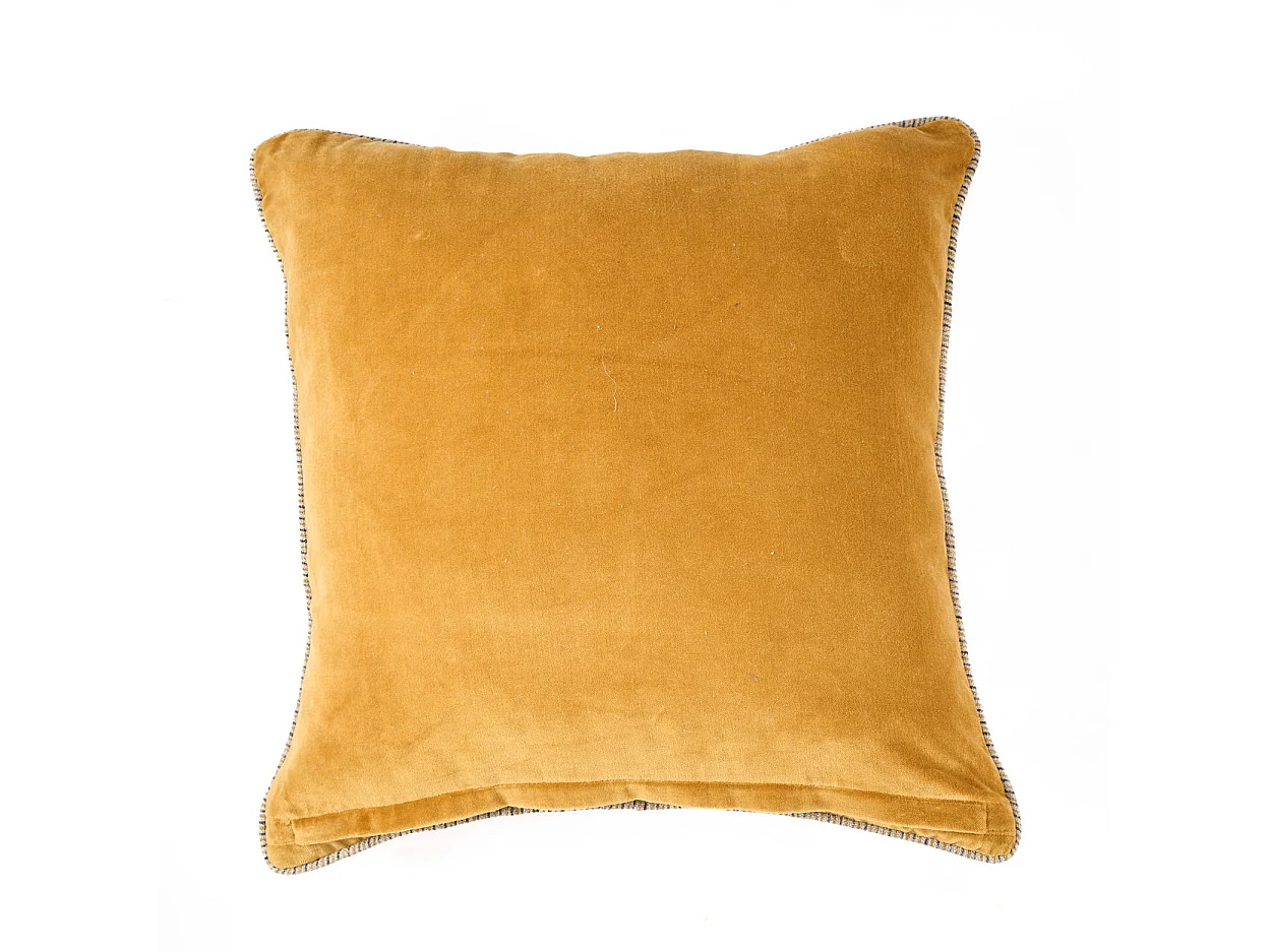 La Velvet Crush Funda de Cojín - Mostaza - 50x50