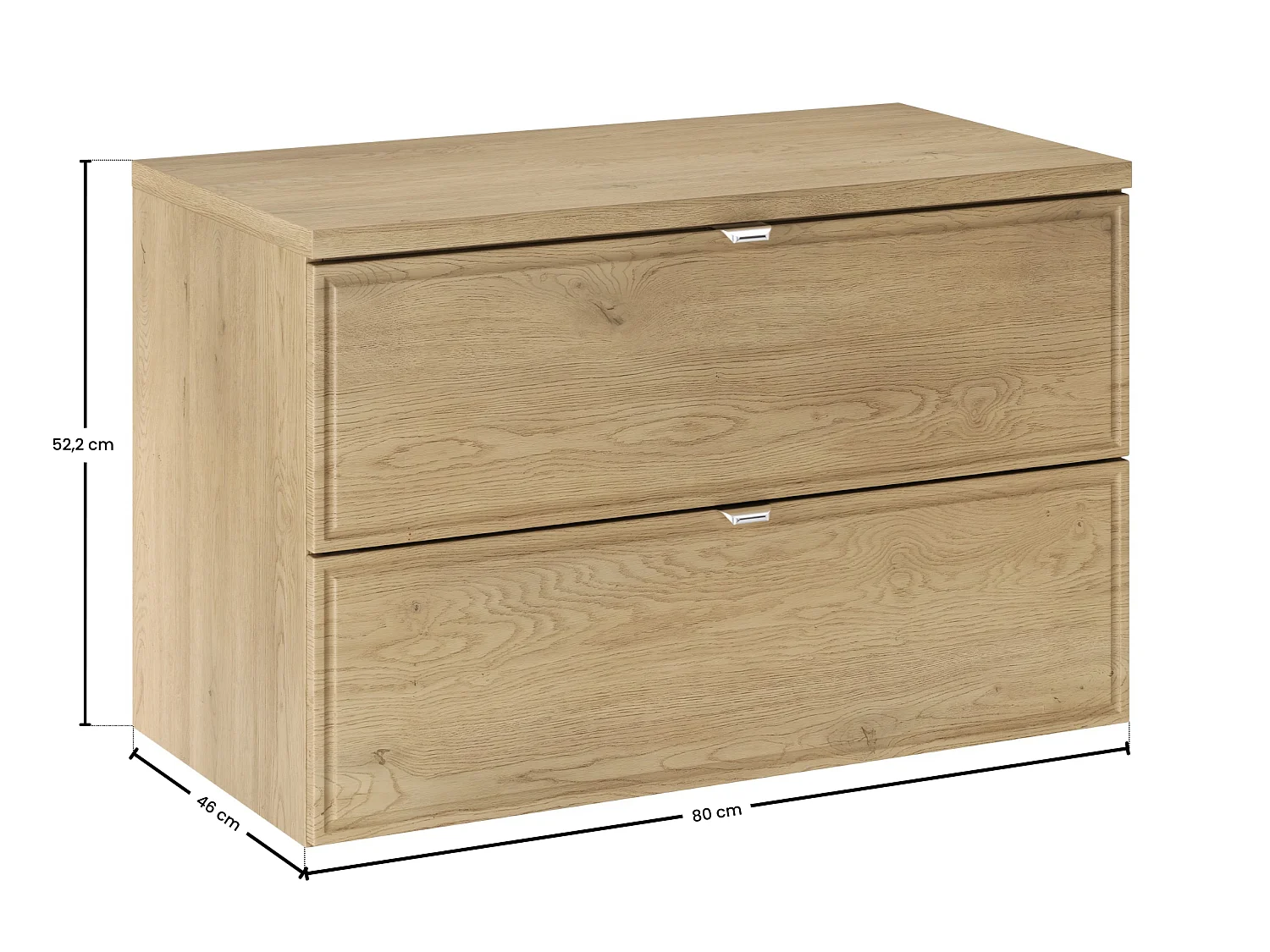 Conjunto de muebles de 80 cm con encimera Terra Cremona