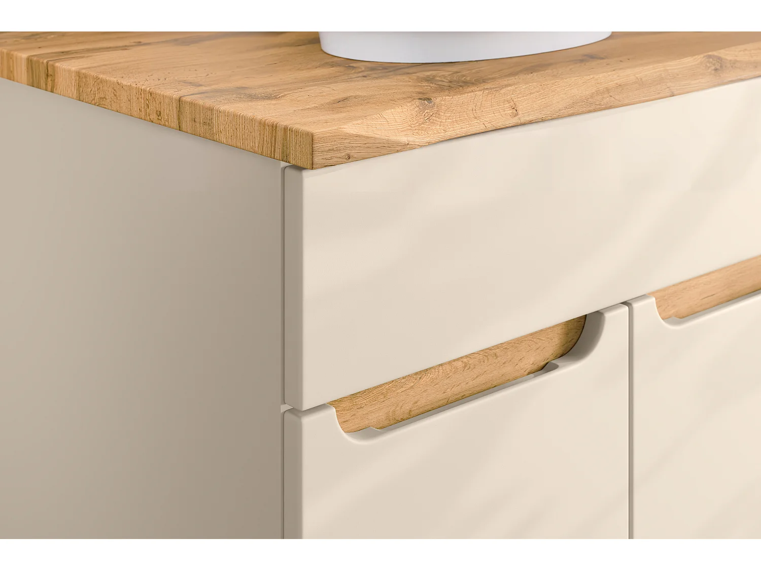 Ensemble de meubles Bali Cashmere 80cm avec plan de travail